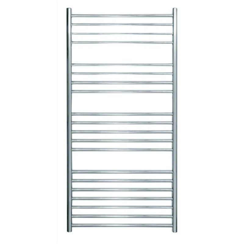 Jis Ashdown 620 Heated Towel Rail 1250 X 620mm Cylindrical Electric Only Stainless Steel Satin