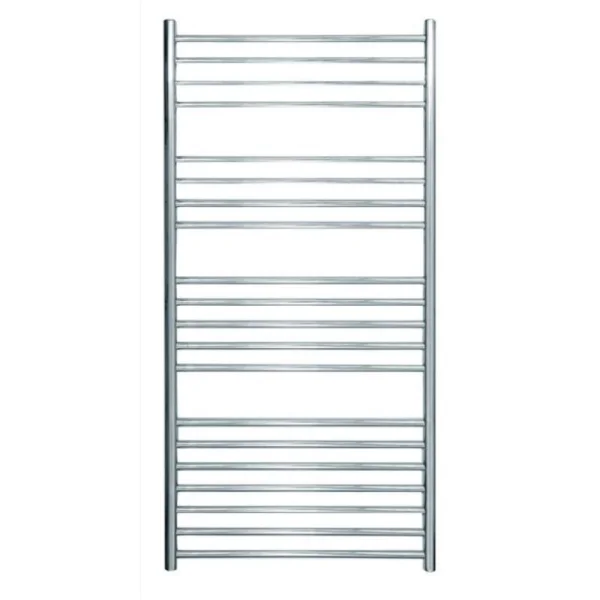 Jis Ashdown 620 Heated Towel Rail 1250 X 620mm Cylindrical Electric Only Stainless Steel Satin