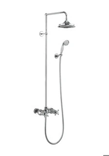 Burlington Eden 2 Outlet Exposed Bar Shower Valve Chrome
