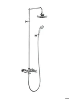 Burlington Eden 2 Outlet Exposed Bar Shower Valve Chrome