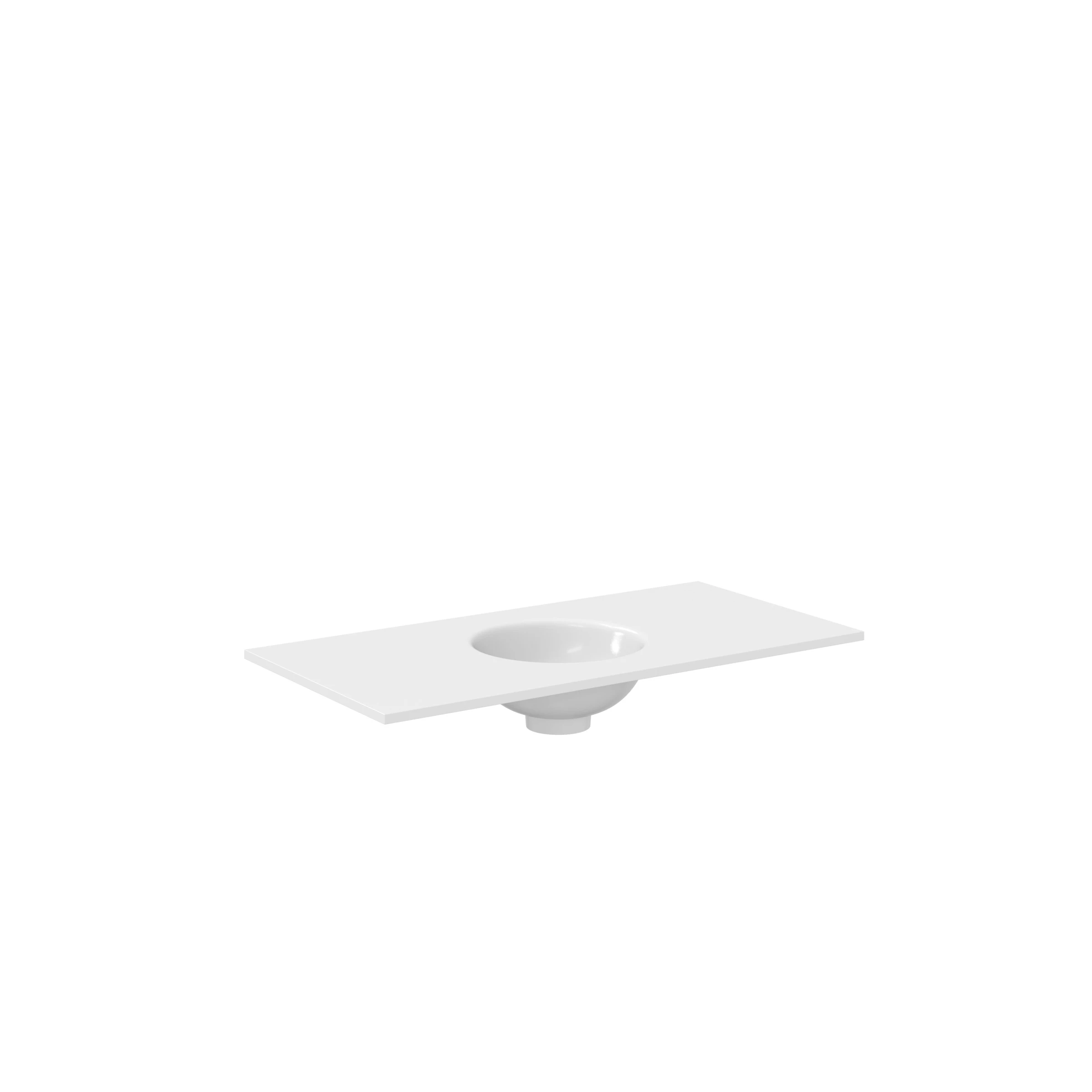 Crosswater Infinity Basin 0TH 900 Polar White