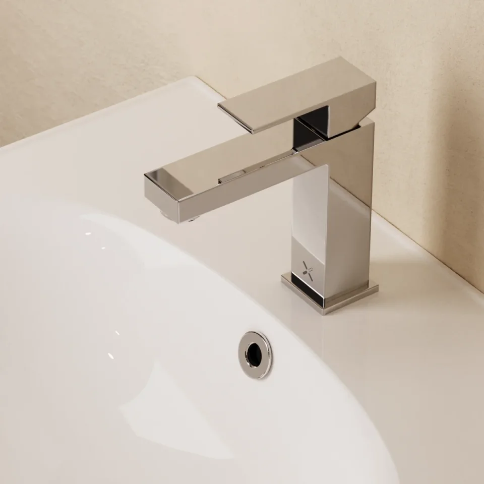Crosswater Verge Basin Mono No Waste Chrome detail view - Image 7