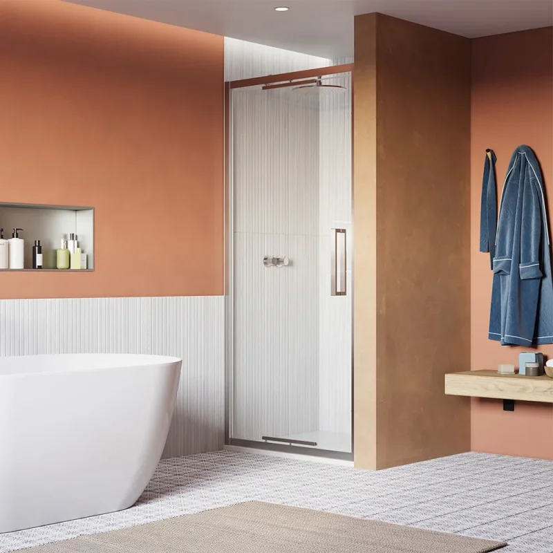 Crosswater Asura 8mm Infold Door 900 8mm Chrome product image - Image 3