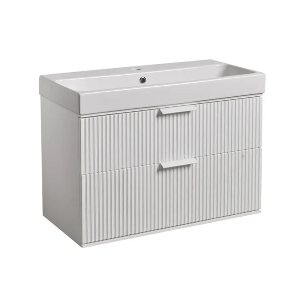Roper Rhodes Scheme Fluted 800 Wm - Matt White
