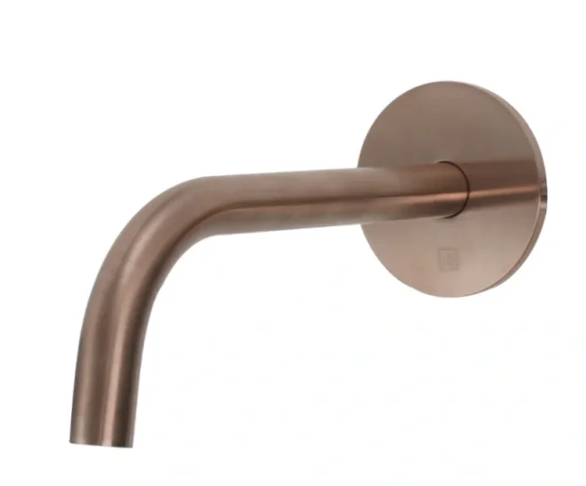 Just Taps Vos Slim Basin Spout 200mm Brushed Bronze product image - Image 3