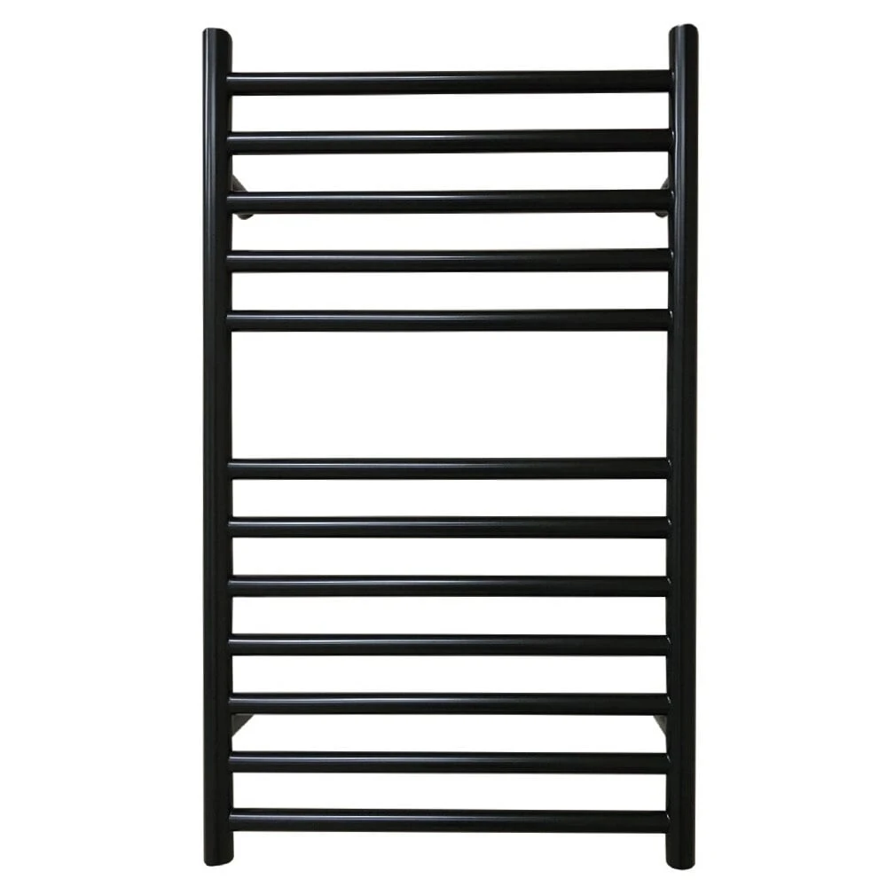 Jis Ouse 400 Heated Towel Rail 700 X 400mm Electric Only Black