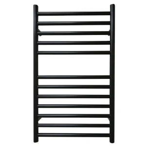 Jis Ouse 400 Heated Towel Rail 700 X 400mm Electric Only Black
