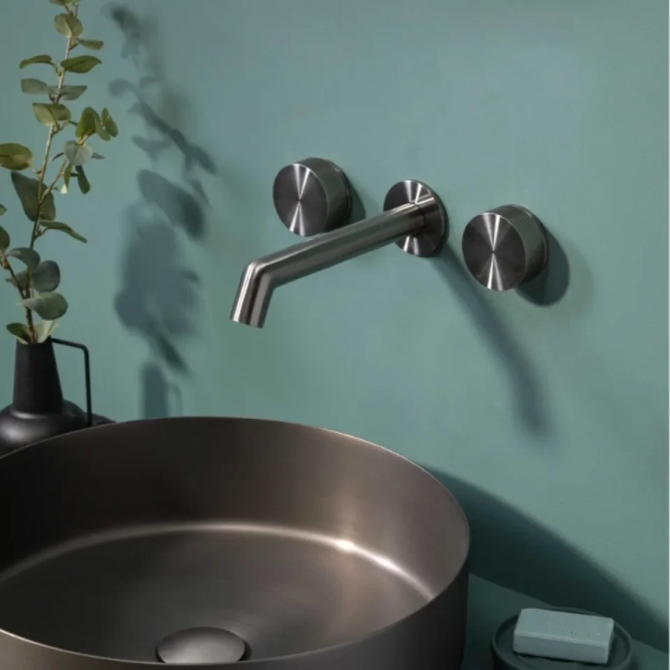 Just Taps Evo Wall Mounted Basin Mixer detail view - Image 6