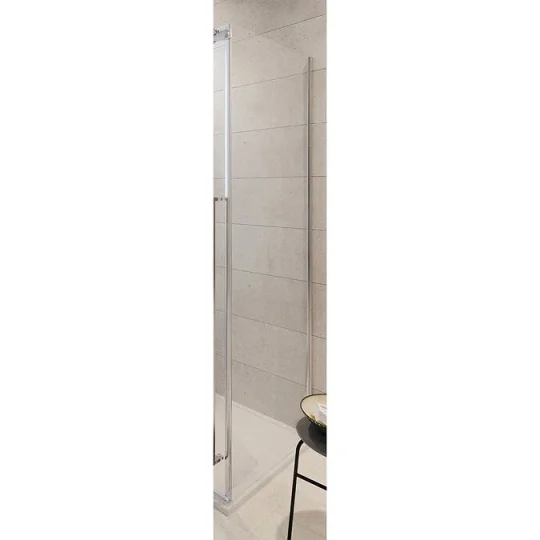 Crosswater Asura 8mm Side Panel 900 for Infold Door Chrome detail view - Image 2