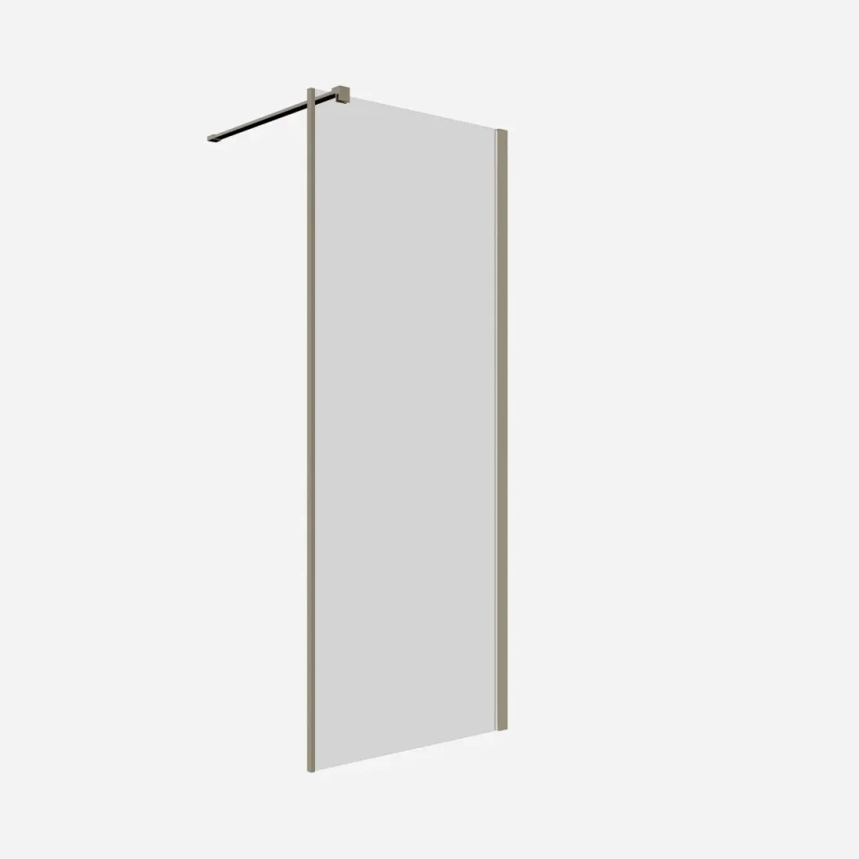 Crosswater Optix Side Panel for Pivot Door 800 Brushed Brass product image - Image 3
