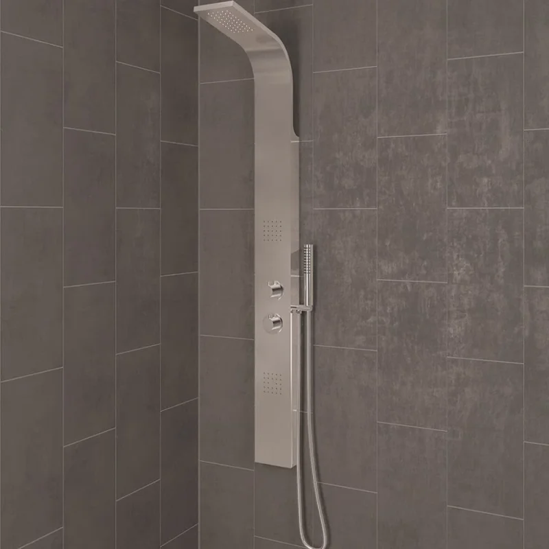 Eastbrook Conway V2 Shower Panel Stainless Steel product image - Image 2