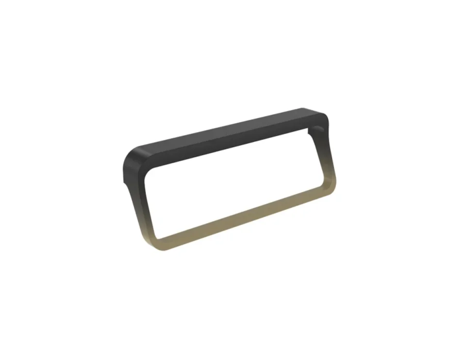 Saneux Tallinn 155mm Handle - Brushed Brass - 96mm Centres detail view - Image 2