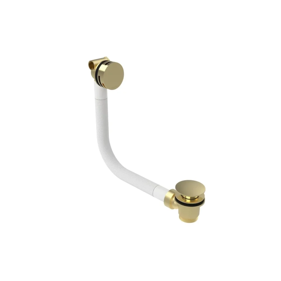 Saneux Cos Bath Filler Overflow & Clicker Waste - Brushed Brass product image - Image 3