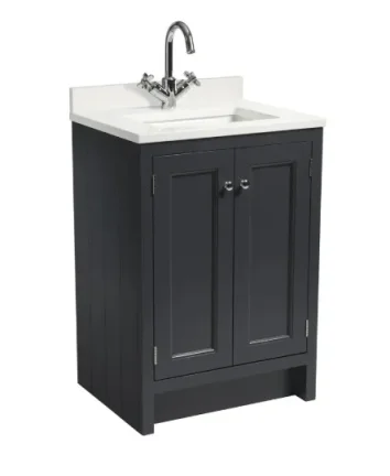 Roper Rhodes 600mm Hampton Undermount Basin Unit - Slate Grey product image - Image 3