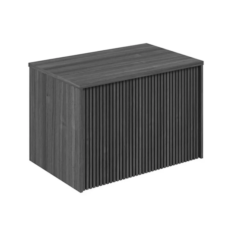 Crosswater Limit Single Drawer Unit 700 Steelwood/Anthracite detail view - Image 5