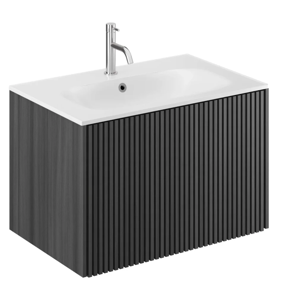 Crosswater Limit Single Drawer Unit 700 Steelwood/Anthracite product image - Image 6