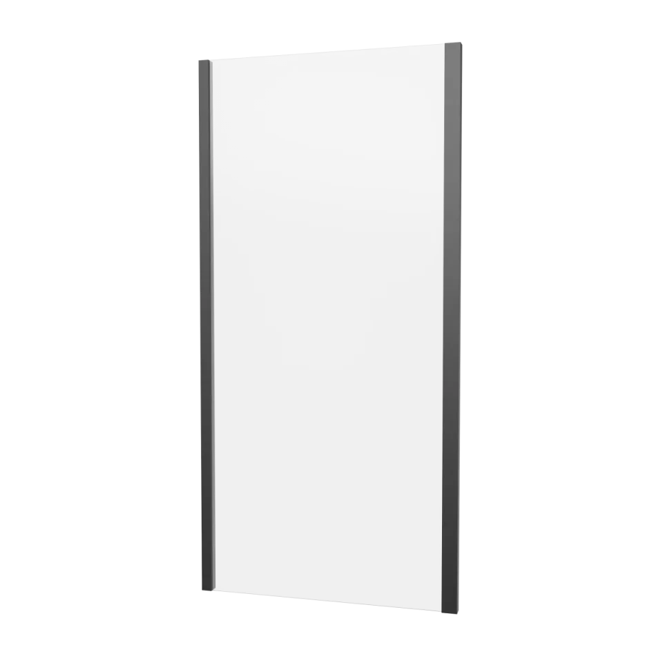 Crosswater 6mm Side Panel 760 Matt Black product image - Image 1