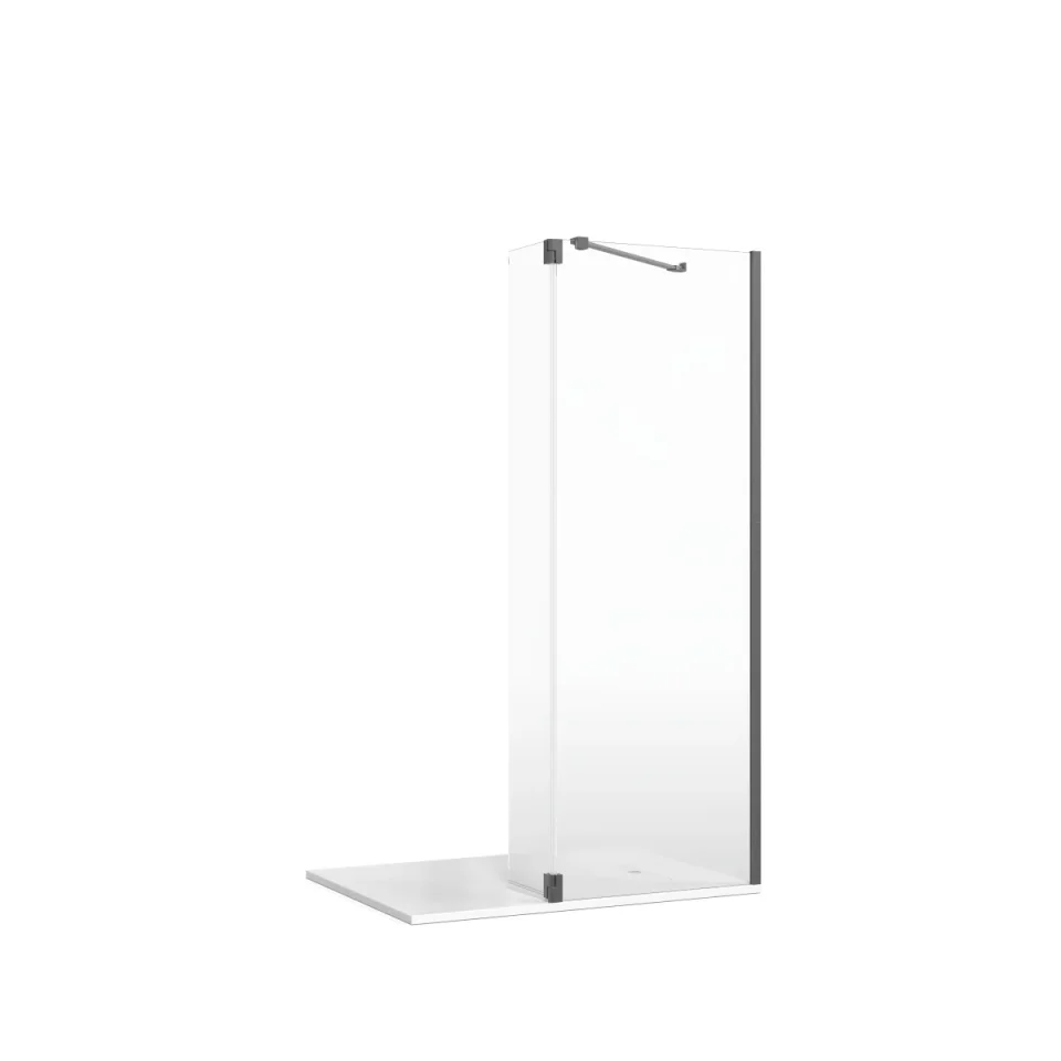 Crosswater Gallery Deflector Panel Hinge x2 Slate product image - Image 3