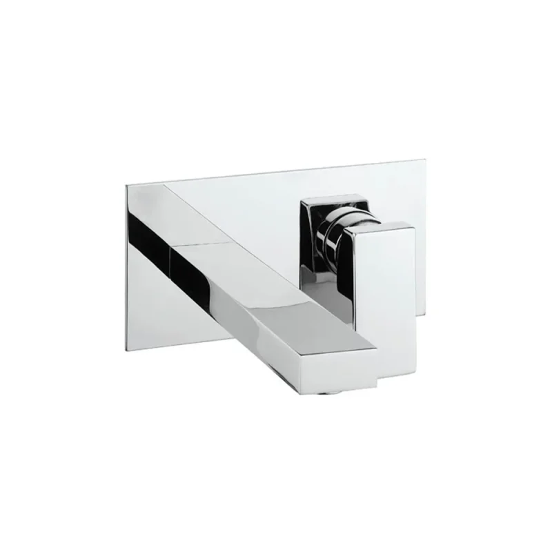 Crosswater Verge Wall Mounted 2 Hole Set Chrome product image - Image 4