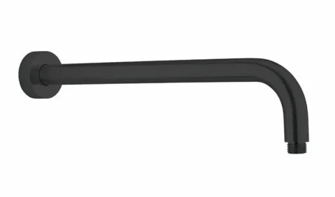 Crosswater Union 400mm Shower Arm Matt Black detail view - Image 3