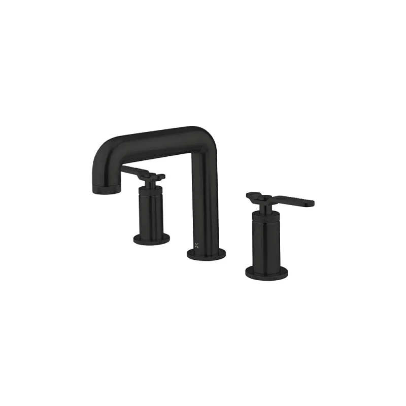 Crosswater Union 3 Hole Deck Mounted Set Matt Black product image - Image 5