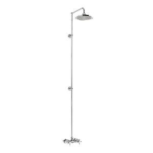 Burlington Eden Single Outlet Exposed Bar Shower Chrome