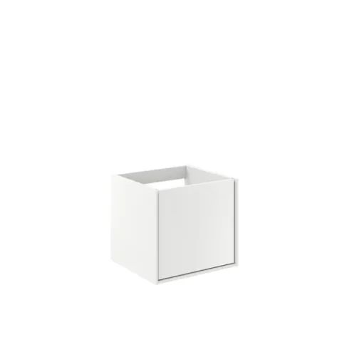 Crosswater Infinity Single Drawer Unit 500 Matt White product image - Image 4