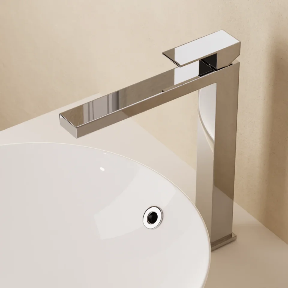 Crosswater Verge Tall Mono No Waste Chrome detail view - Image 6
