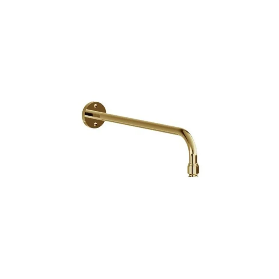 Burlington Straight Shower Arm Gold detail view - Image 4