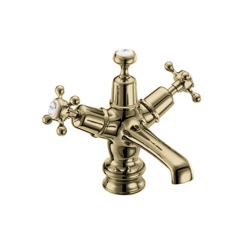Burlington Claremont Qt Regent Basin Mixer Gold product image - Image 3