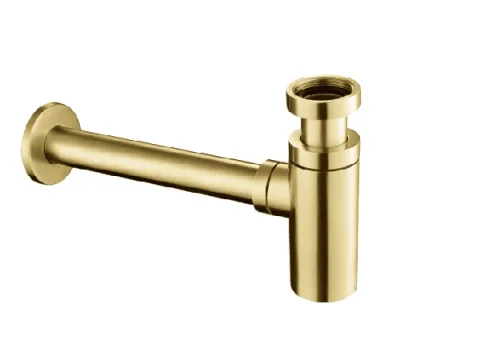 Just Taps Kono Bottle Trap Brushed Brass product image - Image 6
