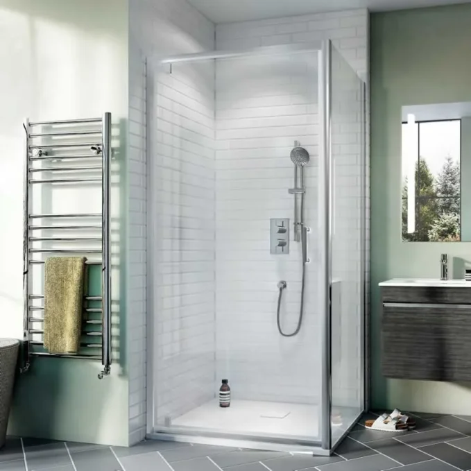 Crosswater Kai 6 Side Panel 760 Silver product image - Image 2