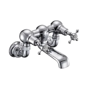 Burlington Qt Claremont Regal Wall Bath Chrome