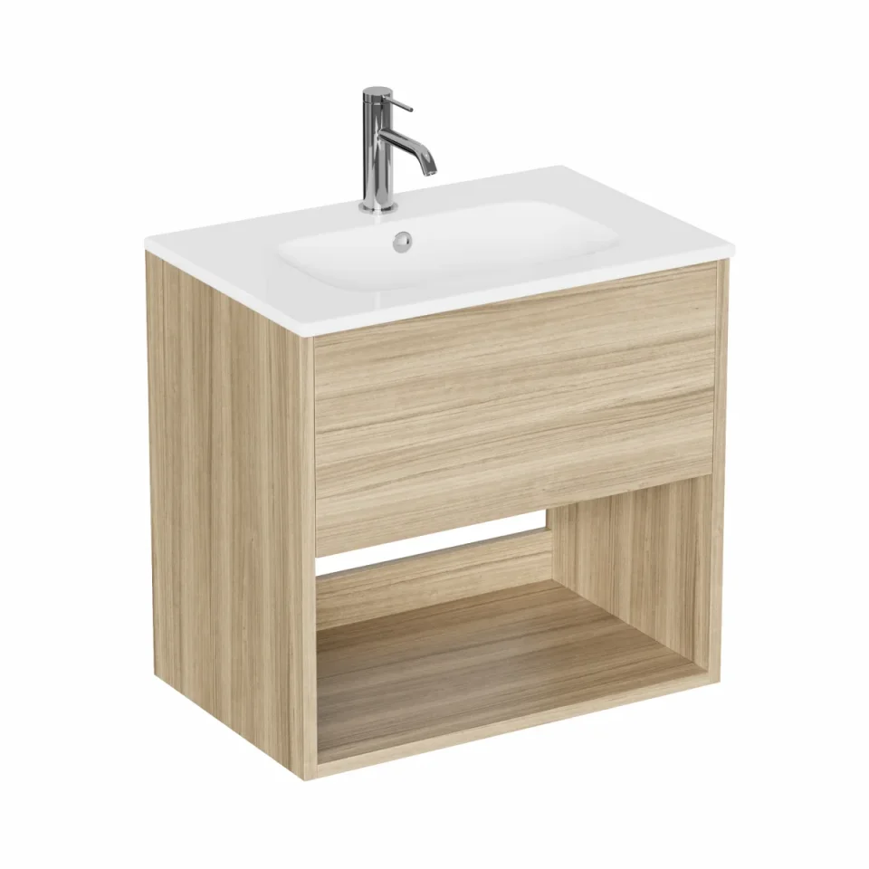 Britton Hackney Basin Unit 600mm Cherry Wood product image - Image 3