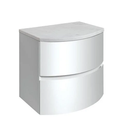 Crosswater Svelte Worktop 605x457x25 Carrara (unit only)
