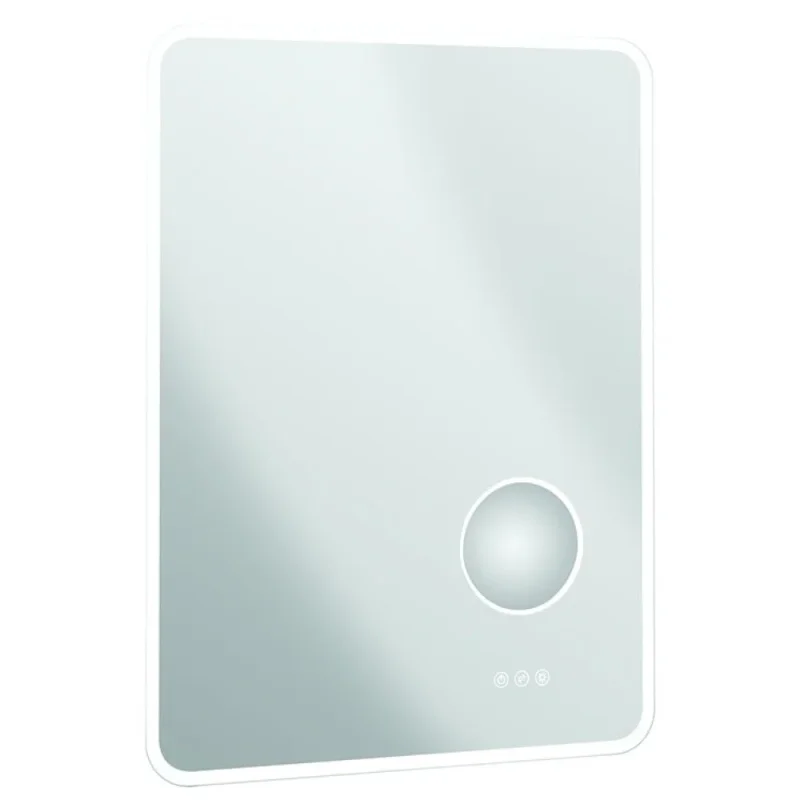Crosswater Svelte Glow LED Mirror with Magnifier 600x800 detail view - Image 2