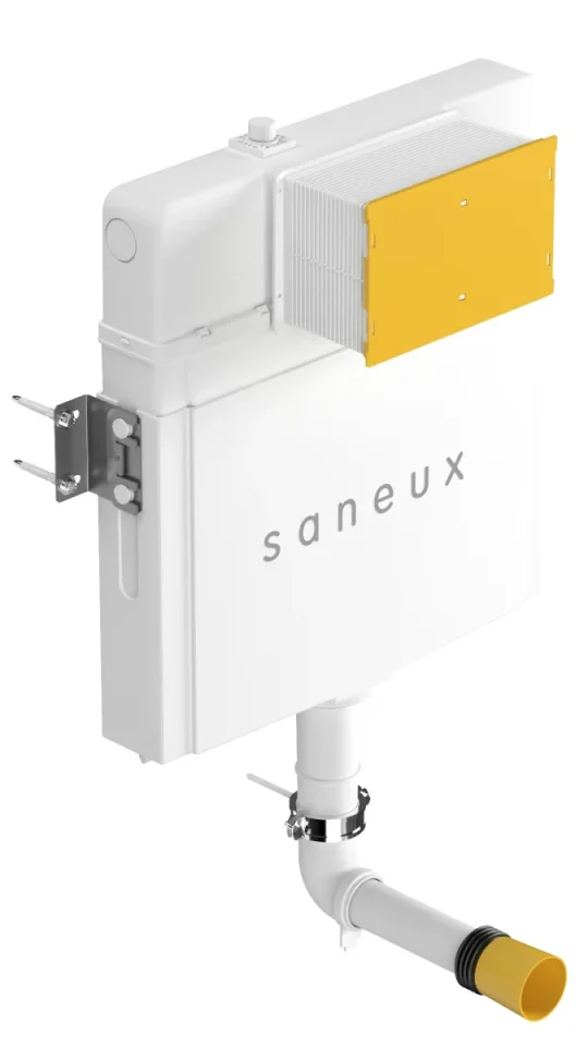 Saneux Flushe 2.0 732/85mm Ultra Slim Concealed Cistern With Front Flush detail view - Image 2
