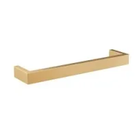 Thermosphere 12v Heated Towel Bar Single Square 500mm Brushed Brass product image - Image 2