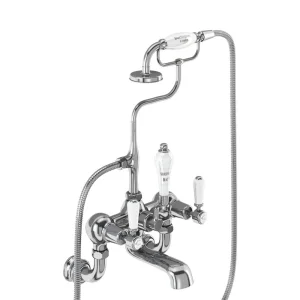 Burlington Qt Kensingtn Regal Wall Bath Shower Mixer Chrome