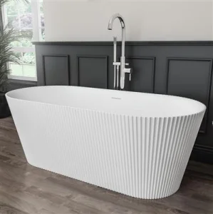 Eastbrook Sandford 1500 Freestanding Bath Inc Waste White
