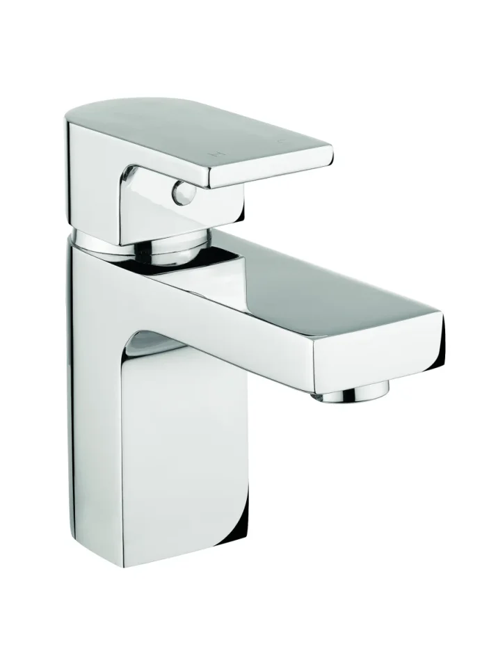 Crosswater Planet Basin Monobloc With Click Clack Waste Deck Mounted Chrome detail view - Image 2