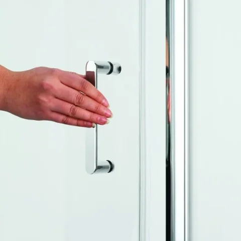 Crosswater Kai 6 Single Slider 1500 Silver detail view - Image 3