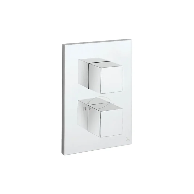 Crosswater Crossbox Verge 2 Outlet Trim & Levers Chrome product image - Image 3