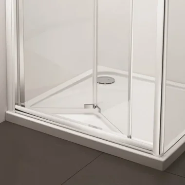 Crosswater Kai 6 Bifold Door 760 Silver detail view - Image 4