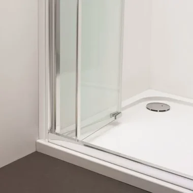 Crosswater Kai 6 Bifold Door 760 Silver detail view - Image 6