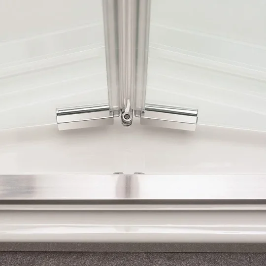 Crosswater Kai 6 Bifold Door 760 Silver detail view - Image 7