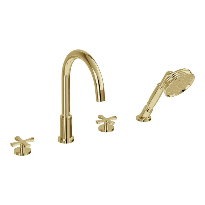 Burlington Riviera 4 Hole Bath Set Gold product image - Image 3