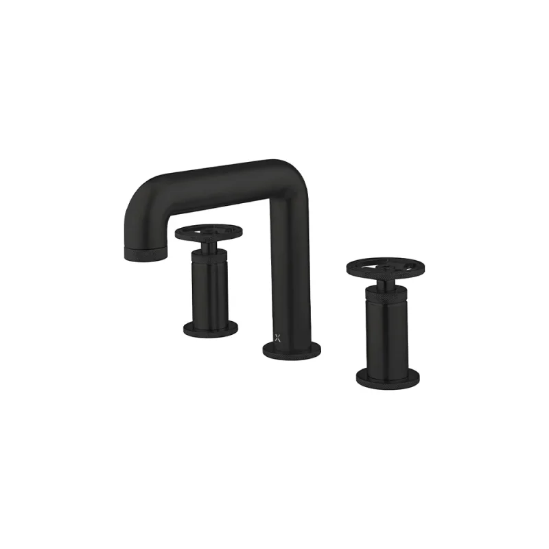 Crosswater Union 3 Hole Deck Mounted Set Matt Black product image - Image 4