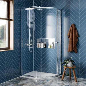 Crosswater Clear 6 Quadrant Single Door 1200 x 800 Chrome