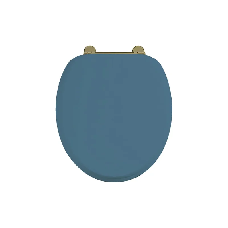 Burlington Bespoke Seat Blue With Gold Hinges product image - Image 3